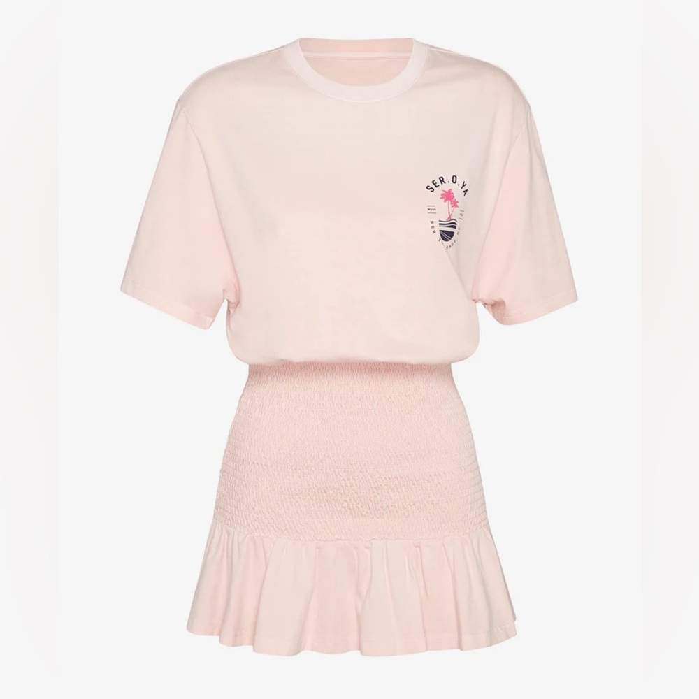 SER.O.YA Miranda Dress in Light Pink Size XS
